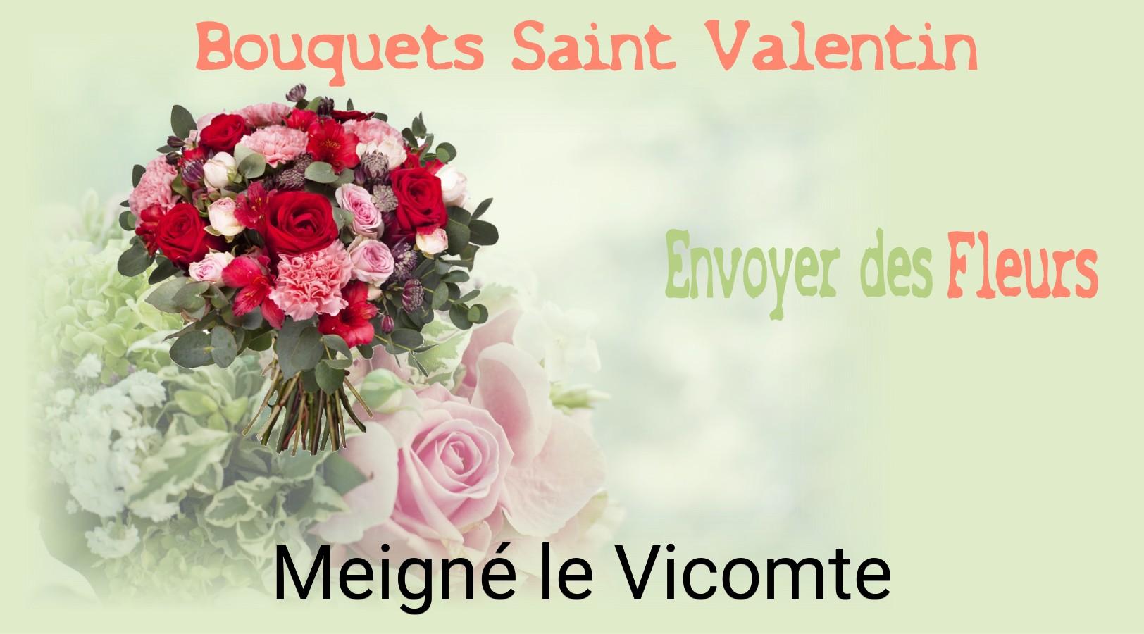 Roses de Saint-Valentin livrées à Meigné-le-Vicomte